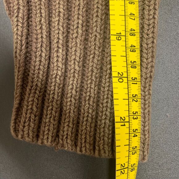 Woolrich Womens Fisherman Cable‎ Knit Sweater Chocolate Brown Large - Picture 11 of 11